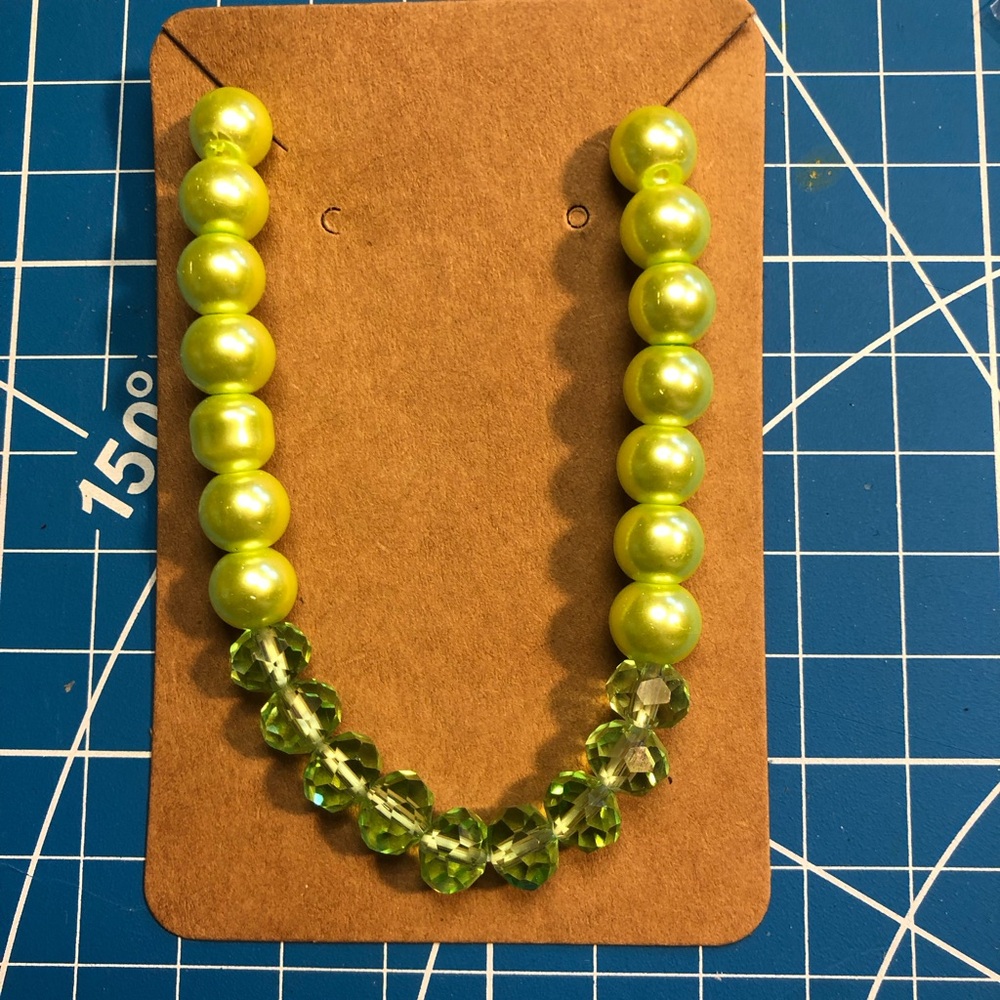 Handmade Bracelet: Matcha Greenery
